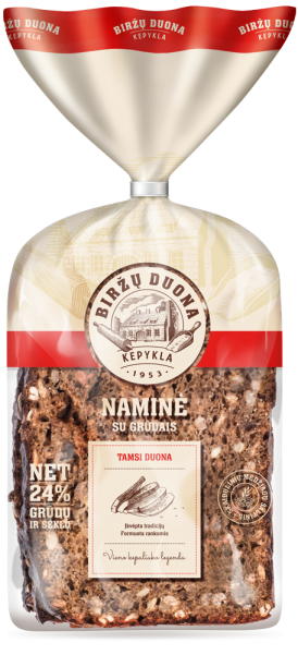 Naminė duona su grūdais