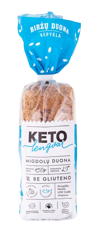 „Keto lengvai“ migdolų duona