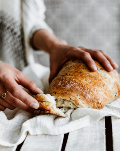 Naminė Ciabatta su speltos grūdais