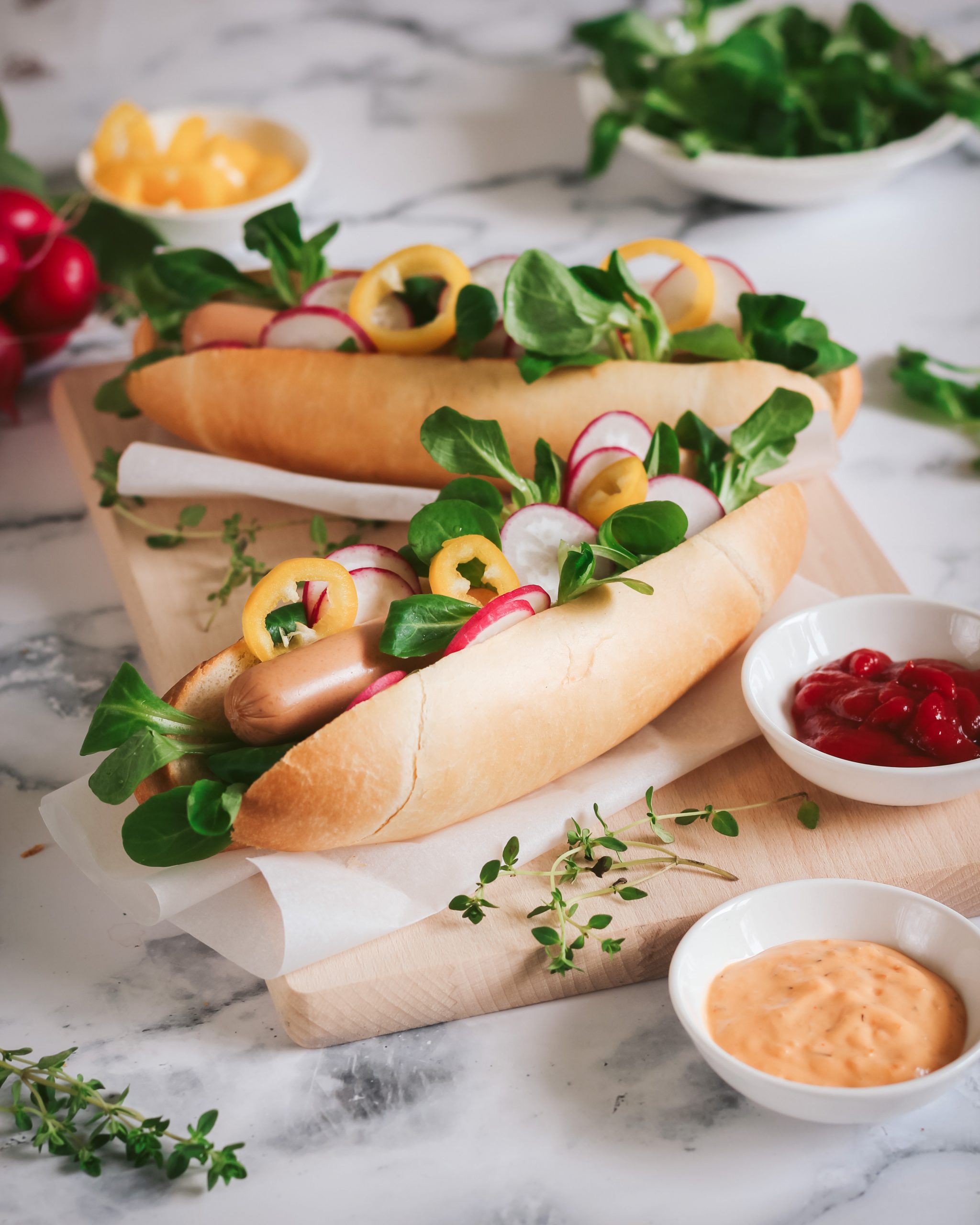 Bandelės dešrainiams „Brioche”