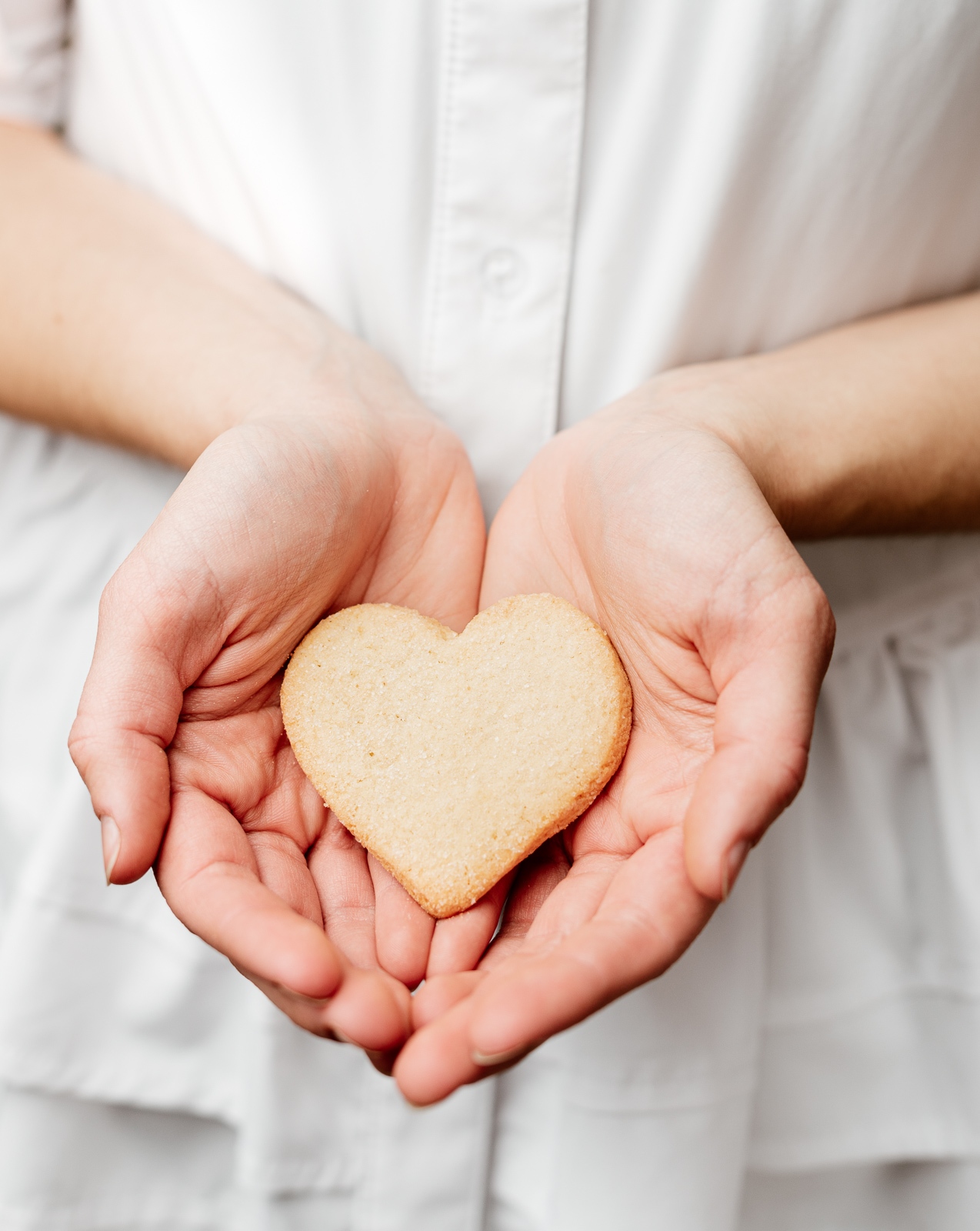 Sausainiai „Širdelės“ su sviestu