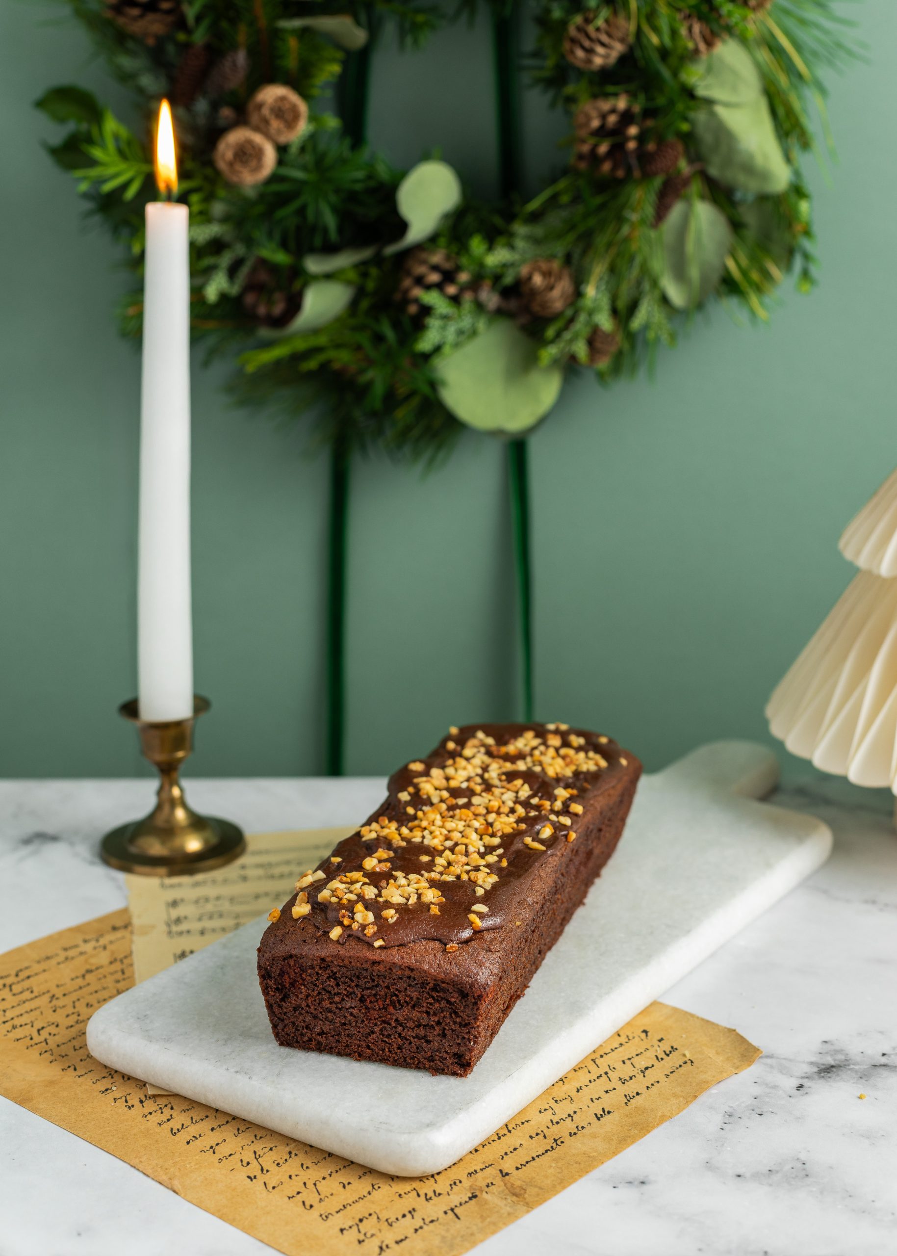 Šventinis keksas „Lazdyno riešutų pūga“