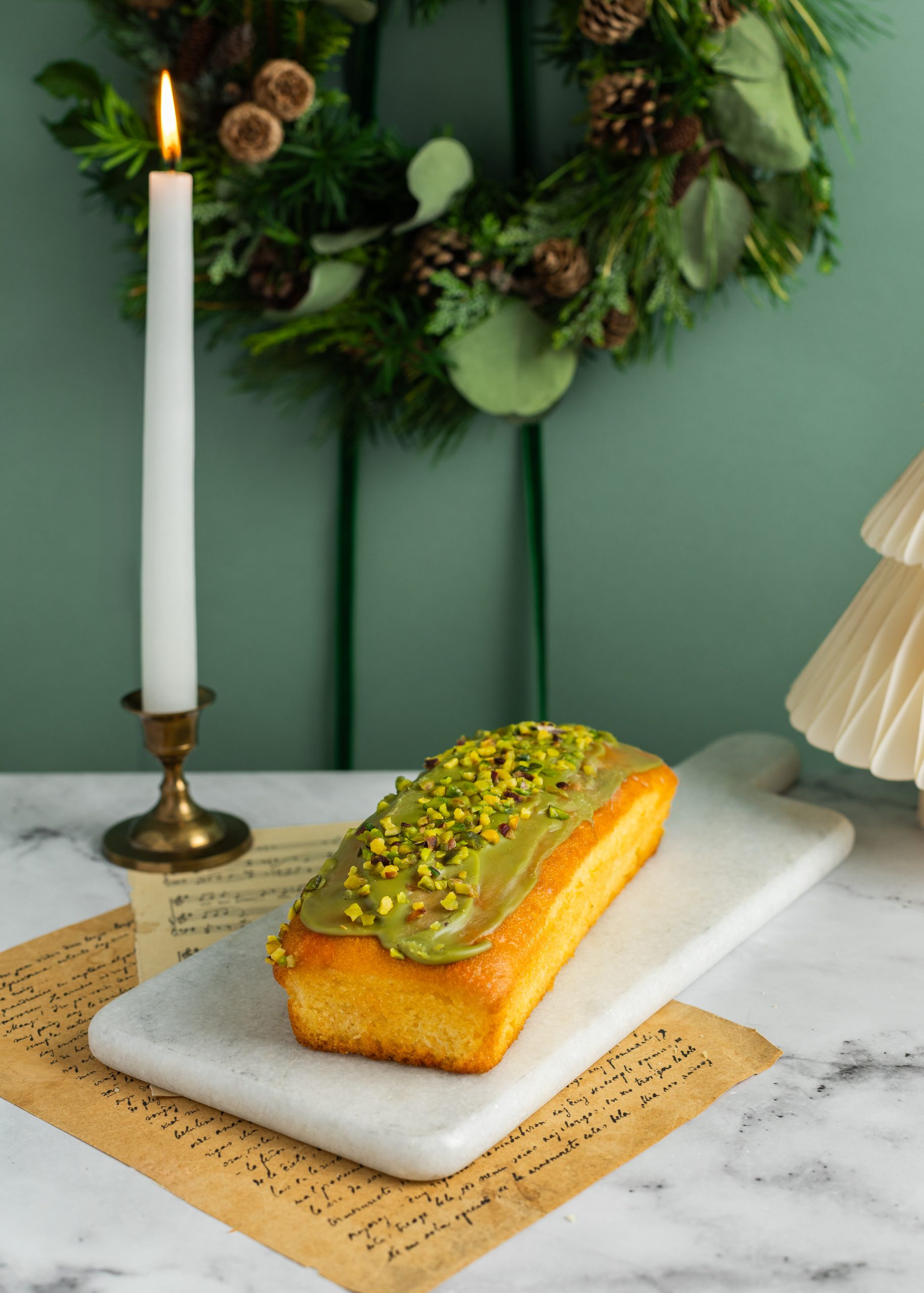 Šventinis keksas „Pistacijų pasaka“