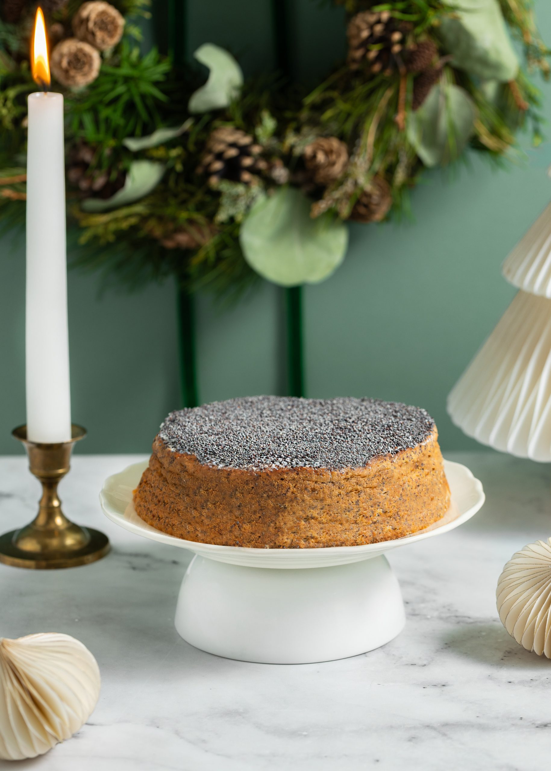 Varškės tortukas su aguonų įdaru