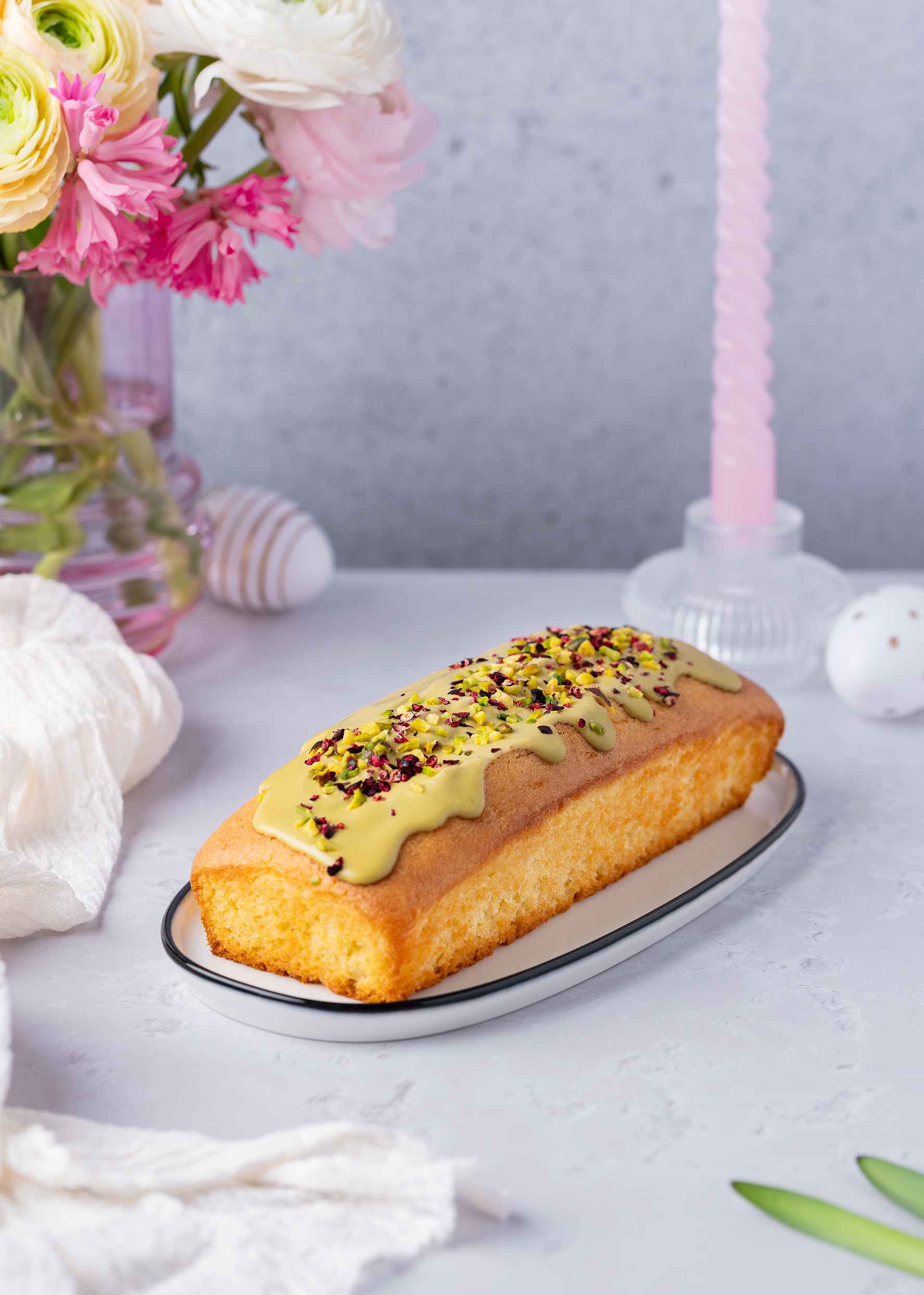 Velykinis pistacijų keksas